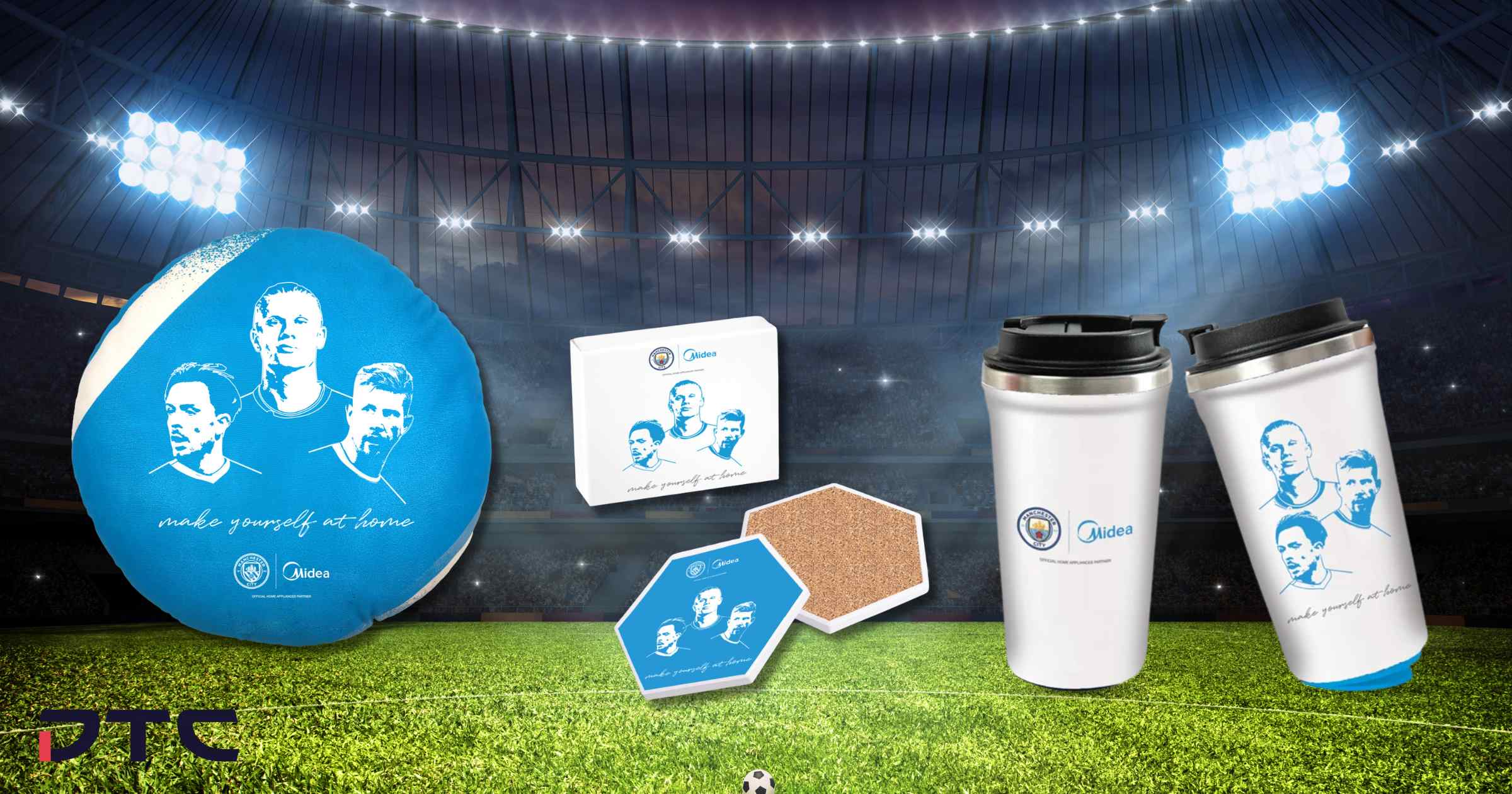 Midea x Manchester City - Custom Branded Merchandise Global Fulfilment